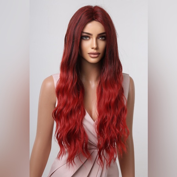 13*1" Full-Machine Wigs Synthetic Long Wave 27" - Picture 4 of 7